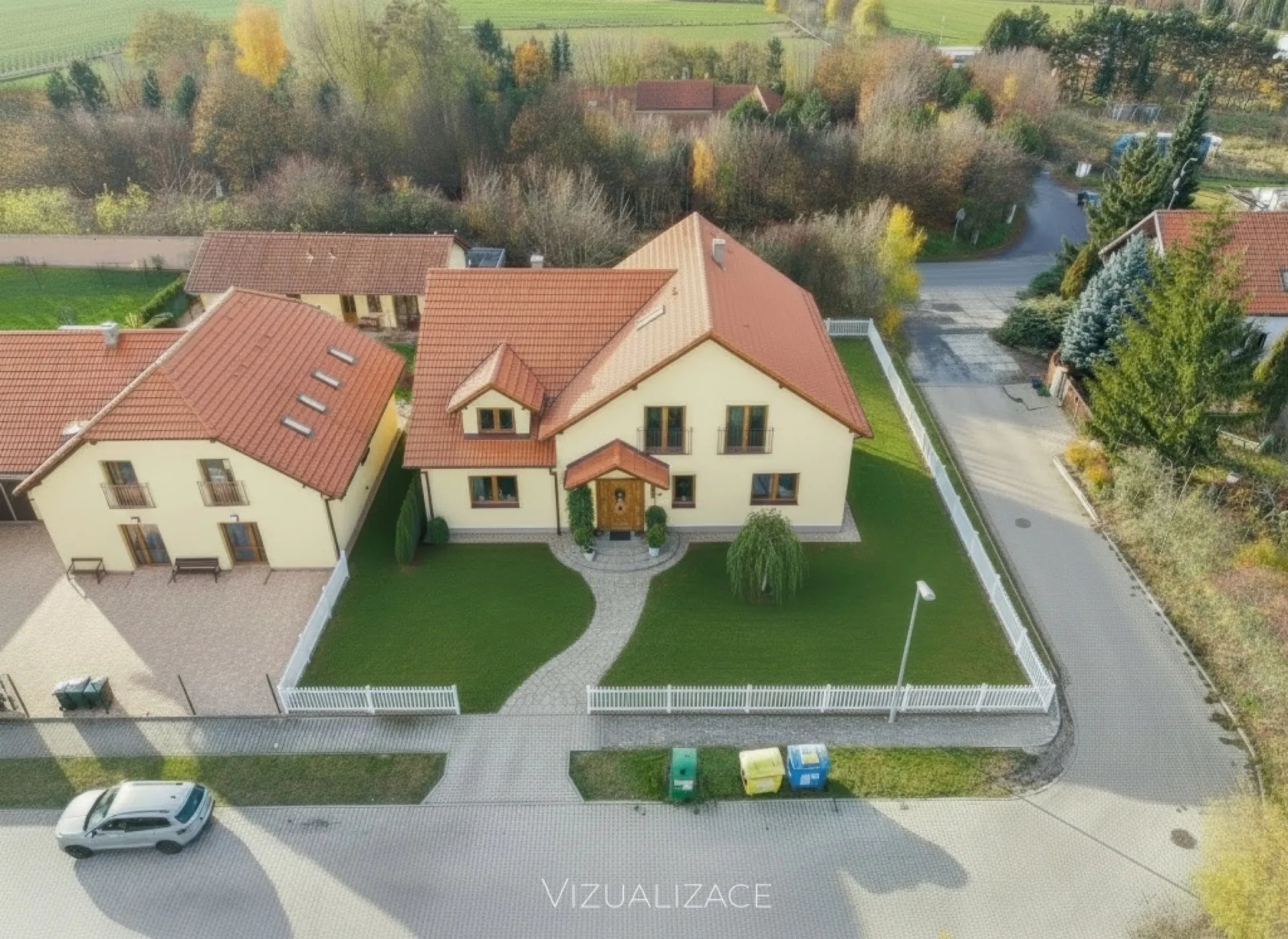 Pozemek pro rodinný dům v Zápech, kompletní inženýrské sítě