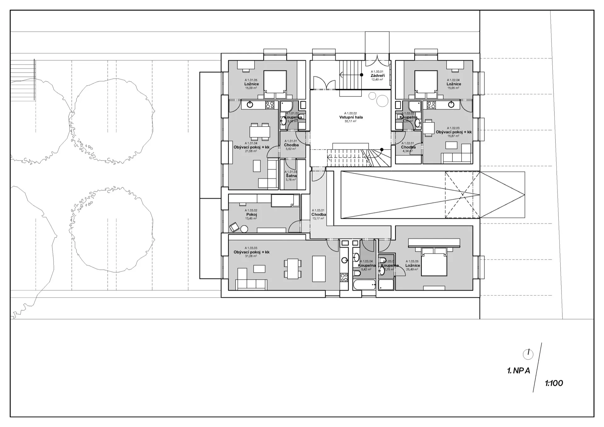 Prodej pozemku 2065 m², Mělník