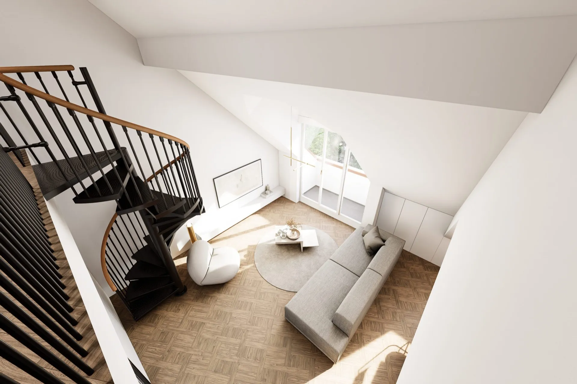Prodej mezonetového bytu 3+kk v osobním vlastnictví 120,9 m², Praha 7 - Bubeneč