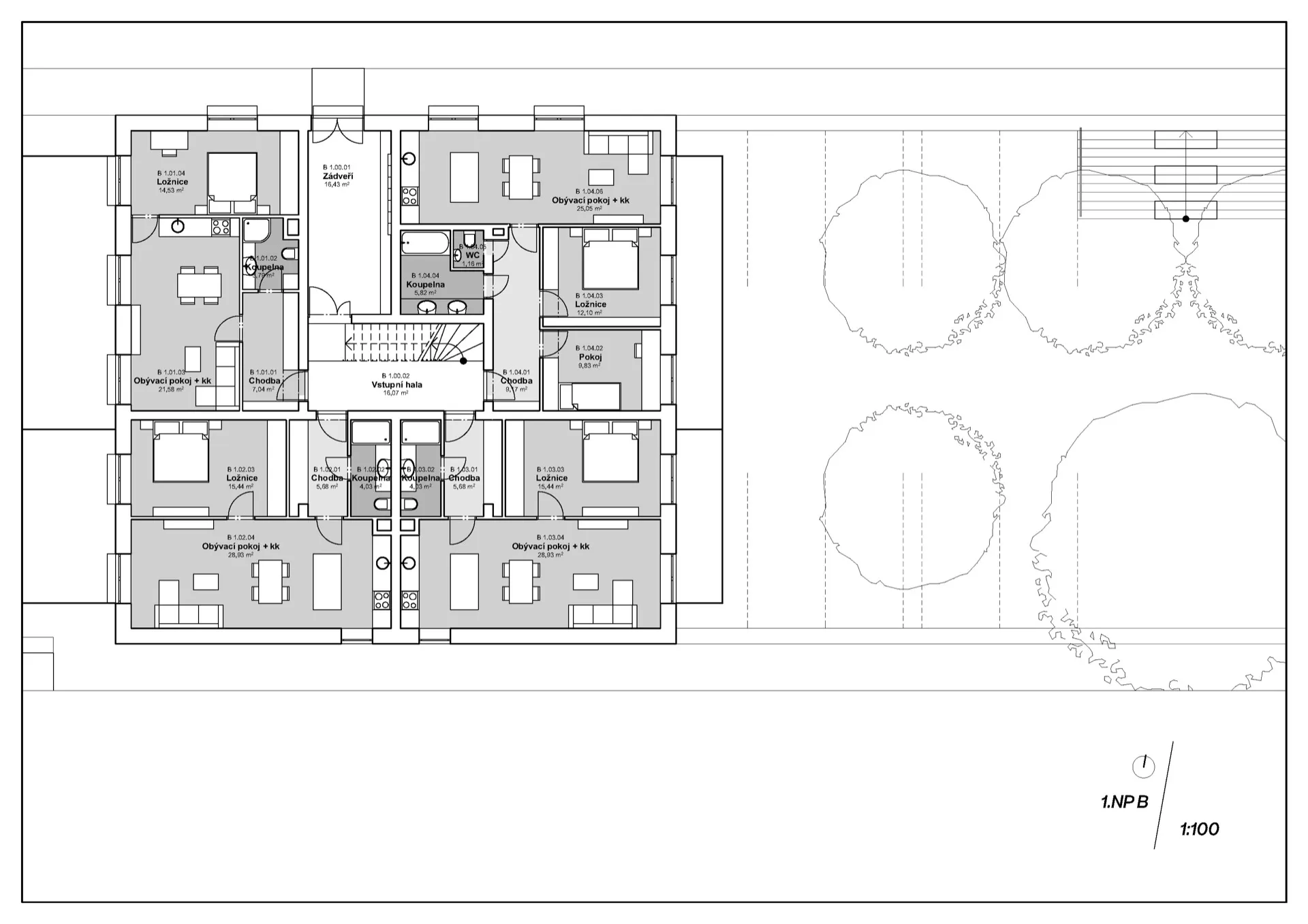 Prodej pozemku 2065 m², Mělník