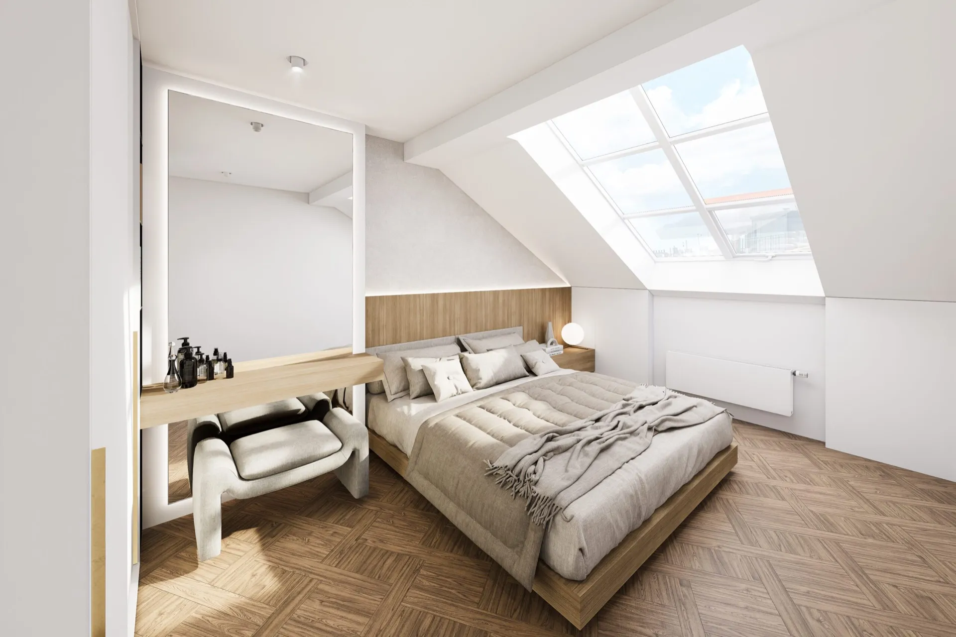 Prodej mezonetového bytu 3+kk v osobním vlastnictví 120,9 m², Praha 7 - Bubeneč